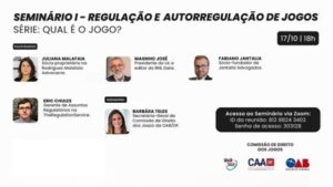 Foto OAB/DF Gaming Law Commission will discuss Brazil gaming regulation in series of webinars