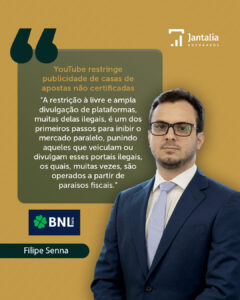Imagem NA MÍDIA | BNL Data | YouTube x casas de apostas irregulares