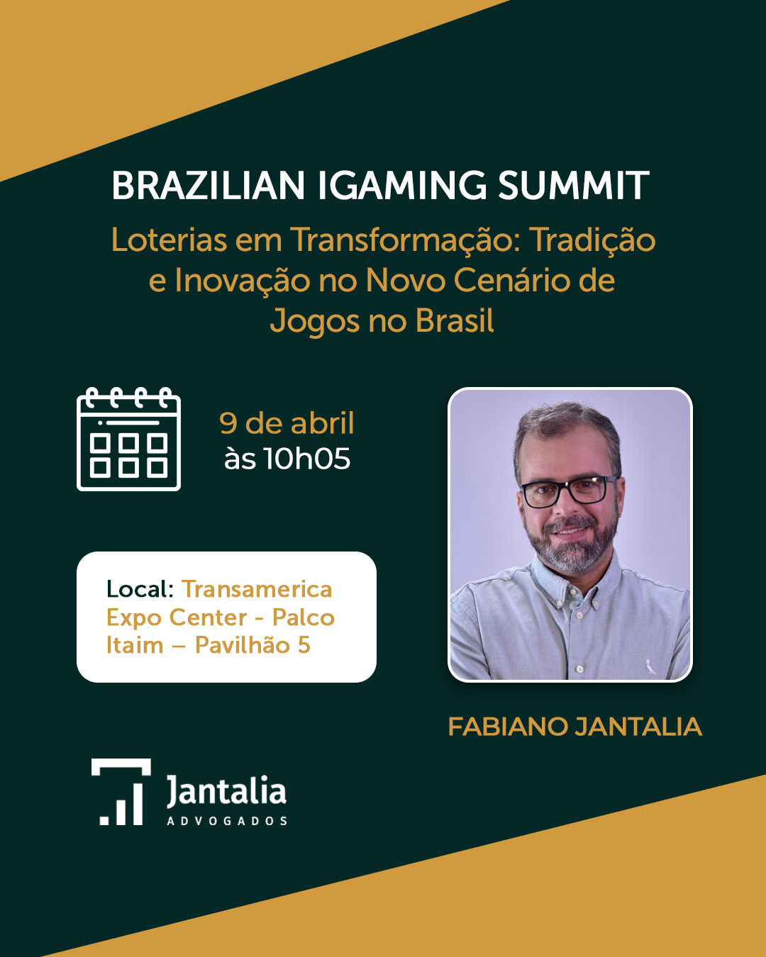 Evento Brazilian iGaming Summit – Loterias em Transformação: Tradição e Inovação no Novo Cenário de Jogos no Brasil